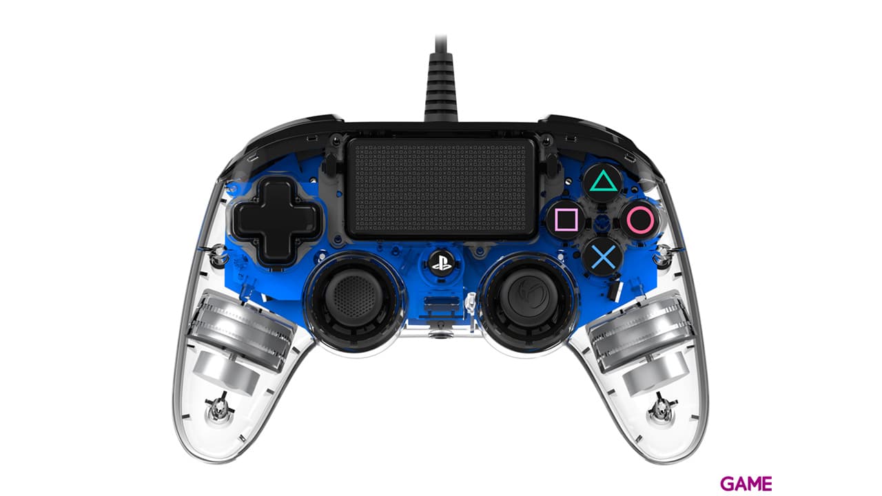 Mando Nacon Con Cable y Luz Azul - Licencia Oficial Sony