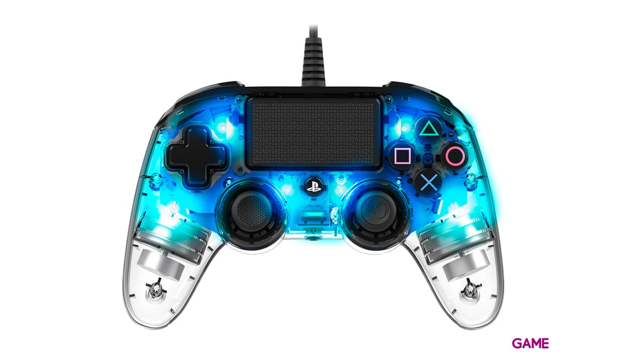 Mando Nacon Con Cable y Luz Azul - Licencia Oficial Sony