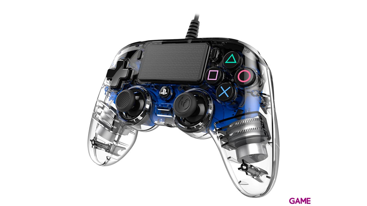 Mando Nacon Con Cable y Luz Azul - Licencia Oficial Sony