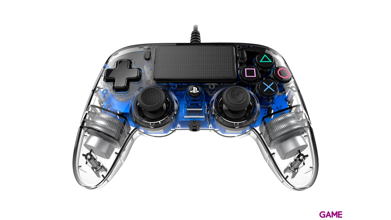 Mando Nacon Con Cable y Luz Azul - Licencia Oficial Sony
