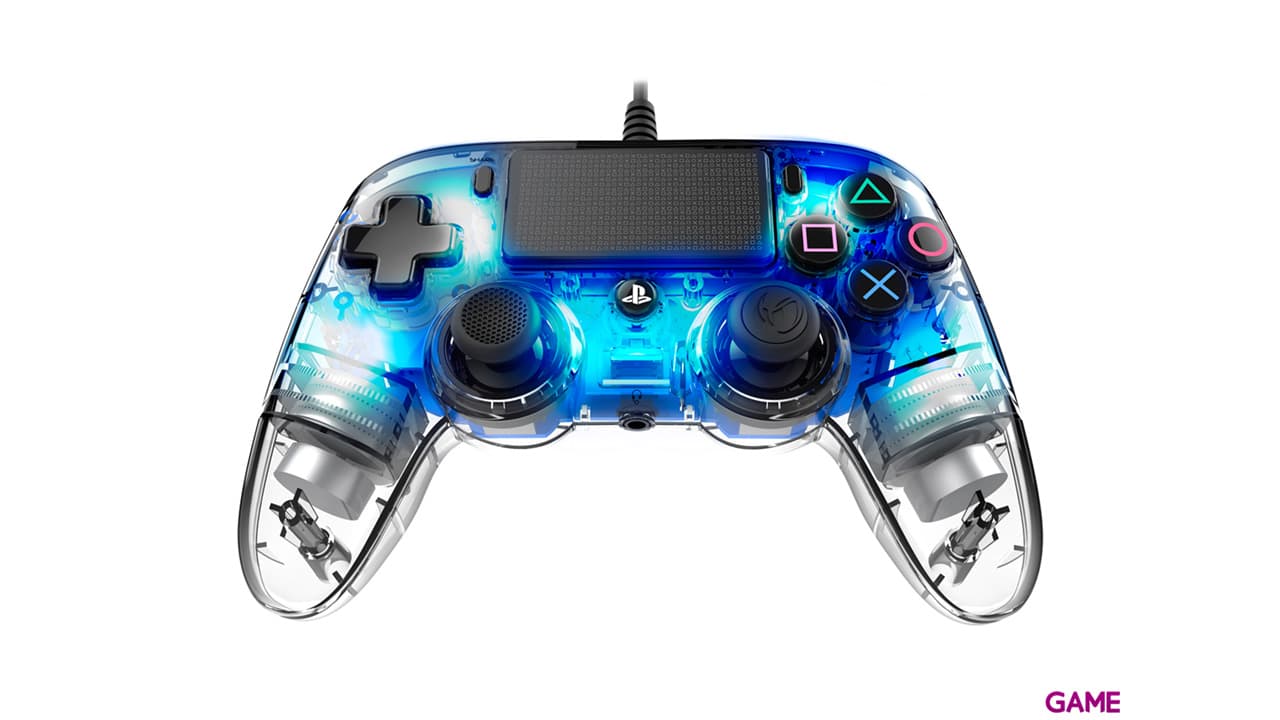 Mando Nacon Con Cable y Luz Azul - Licencia Oficial Sony