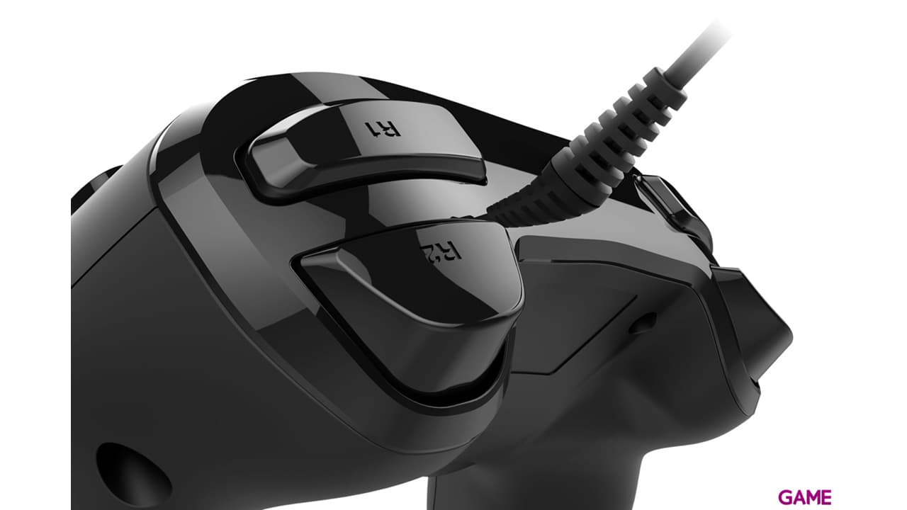 Mando Nacon Con Cable Negro - Licencia Oficial Sony