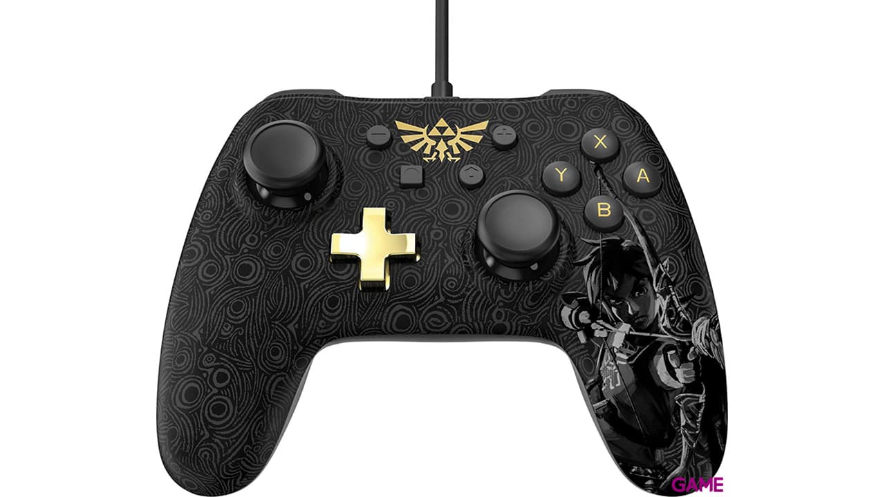 Controller con Cable PowerA Zelda -Licencia oficial-