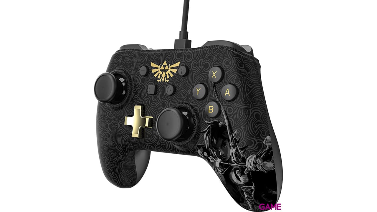 Controller con Cable PowerA Zelda -Licencia oficial-
