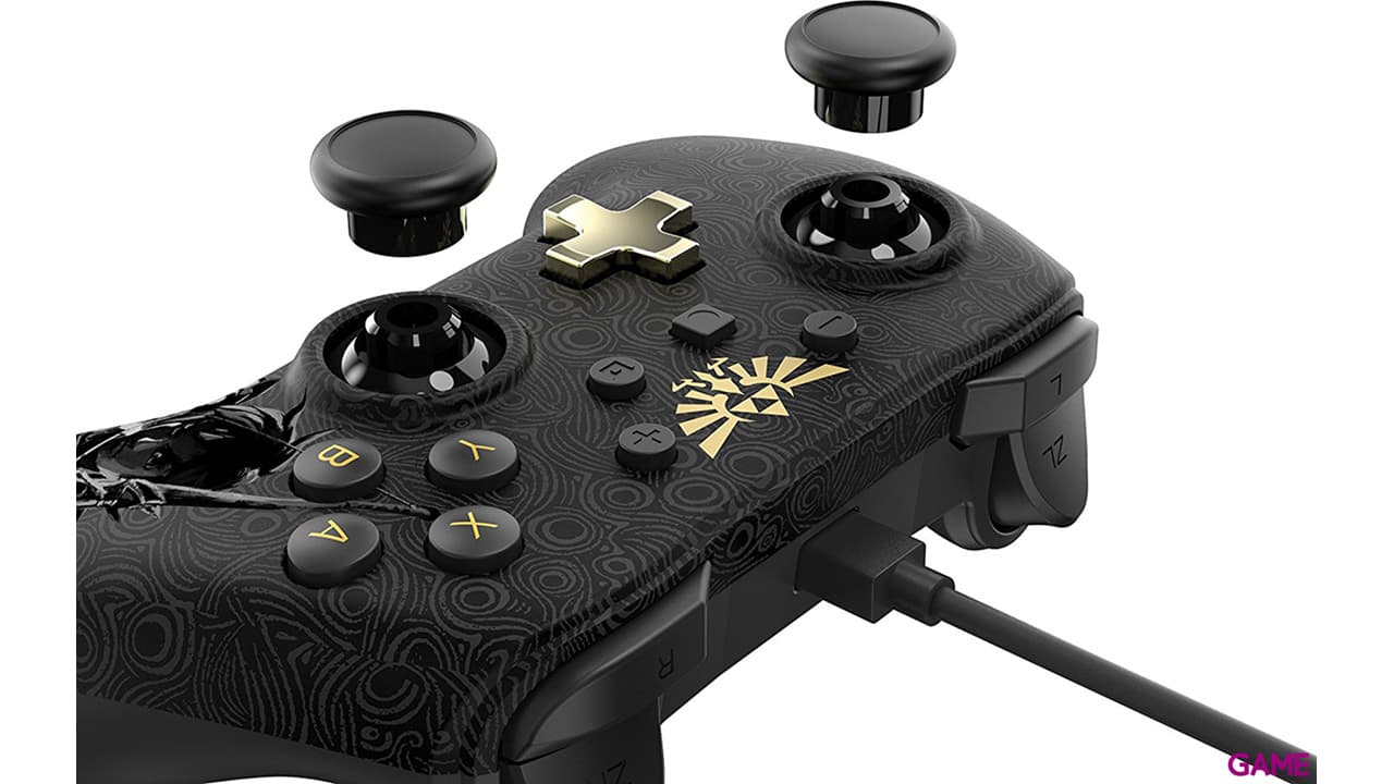Controller con Cable PowerA Zelda -Licencia oficial-