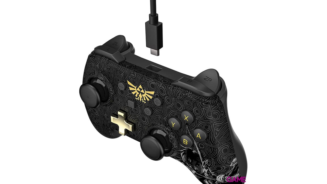 Controller con Cable PowerA Zelda -Licencia oficial-
