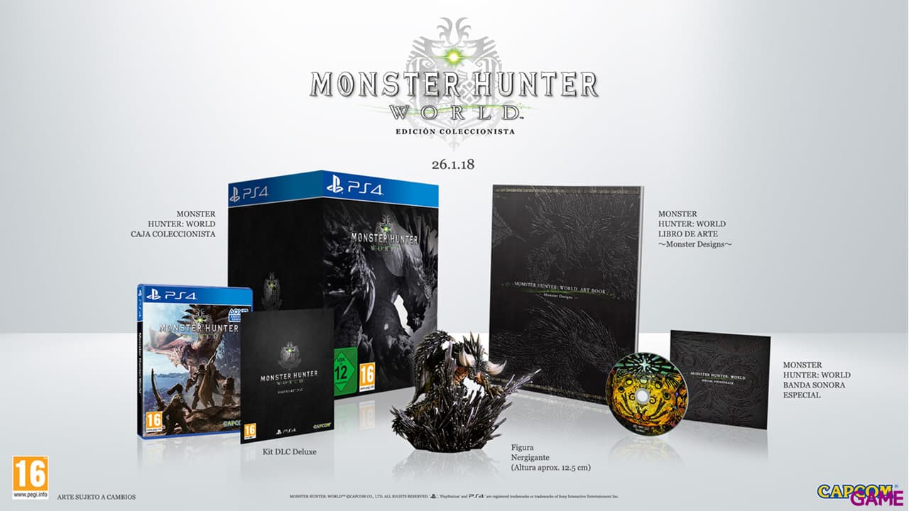 Monster Hunter World Edición Coleccionista