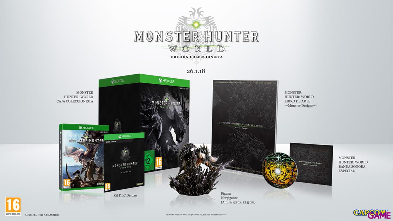 Monster Hunter World Edición Coleccionista