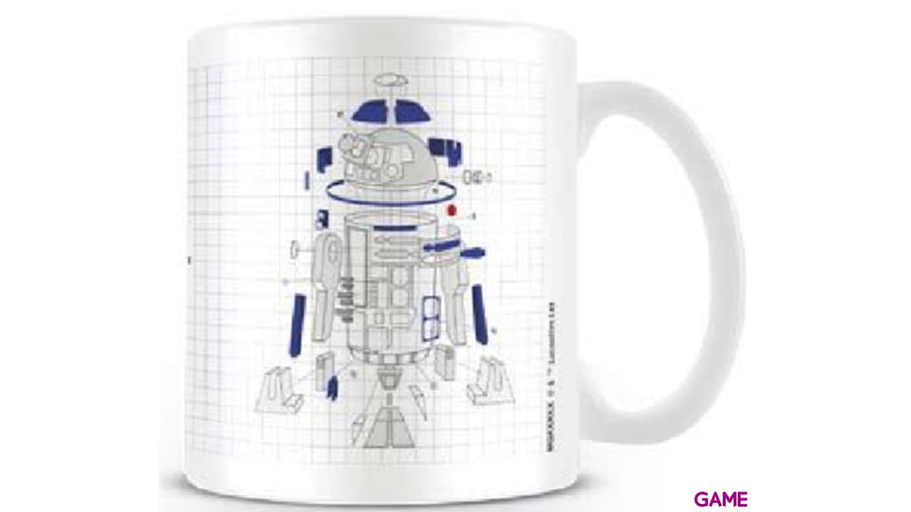 Taza Star Wars: R2-D2 Exploded 320ml