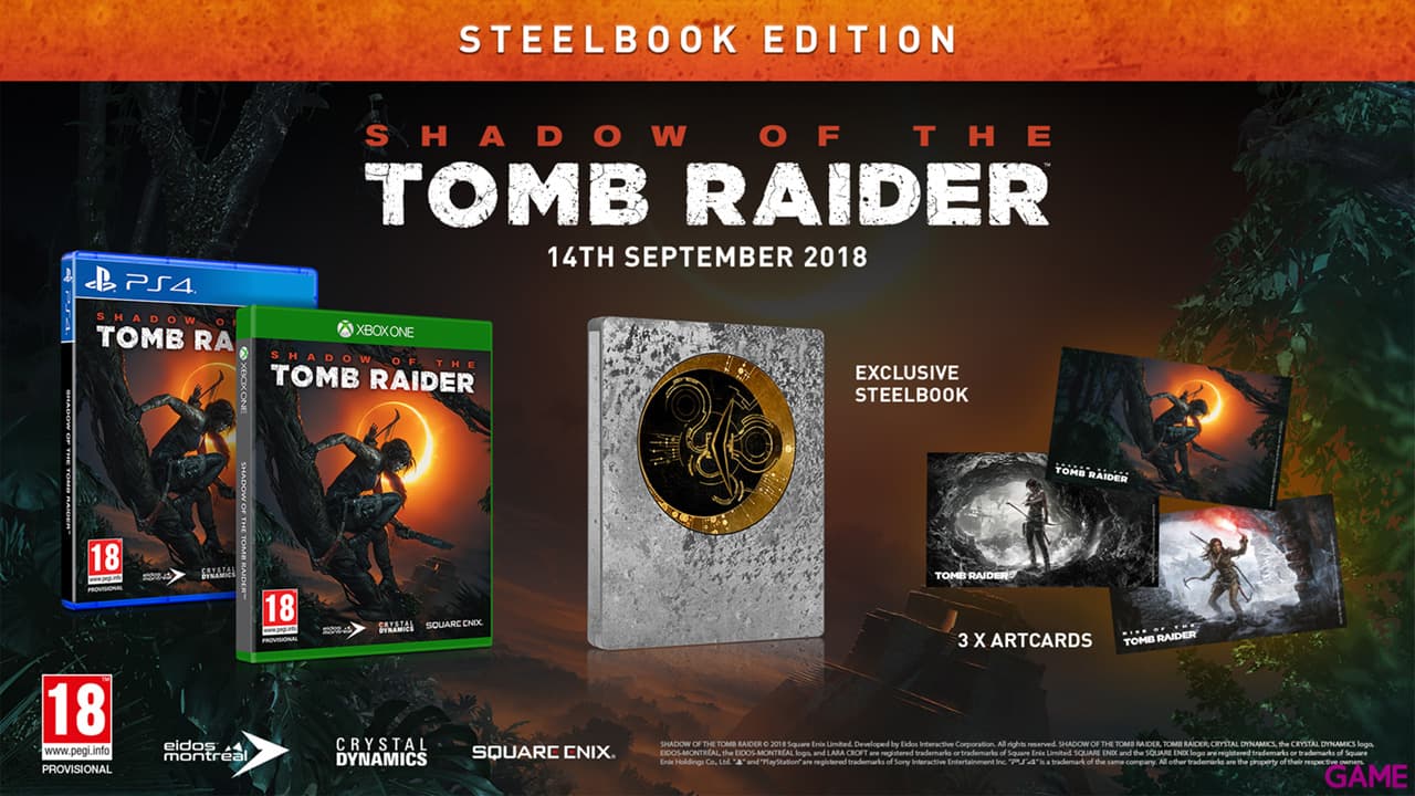 Shadow of the Tomb Raider Steelbook Edition