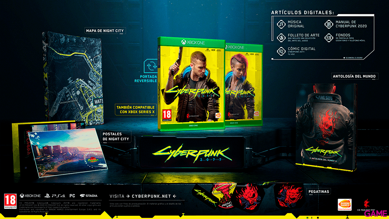 Cyberpunk 2077 Edición Day One