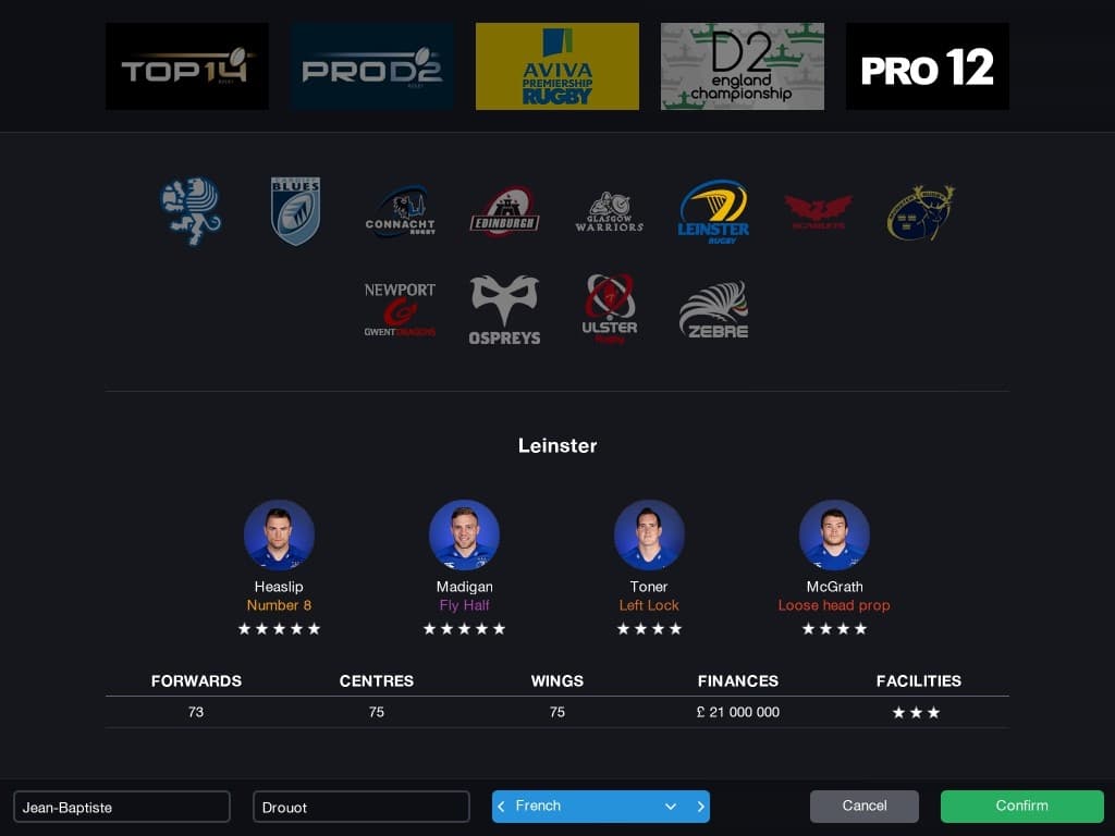 Pro Rugby Manager 2015