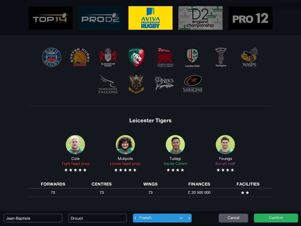 Pro Rugby Manager 2015