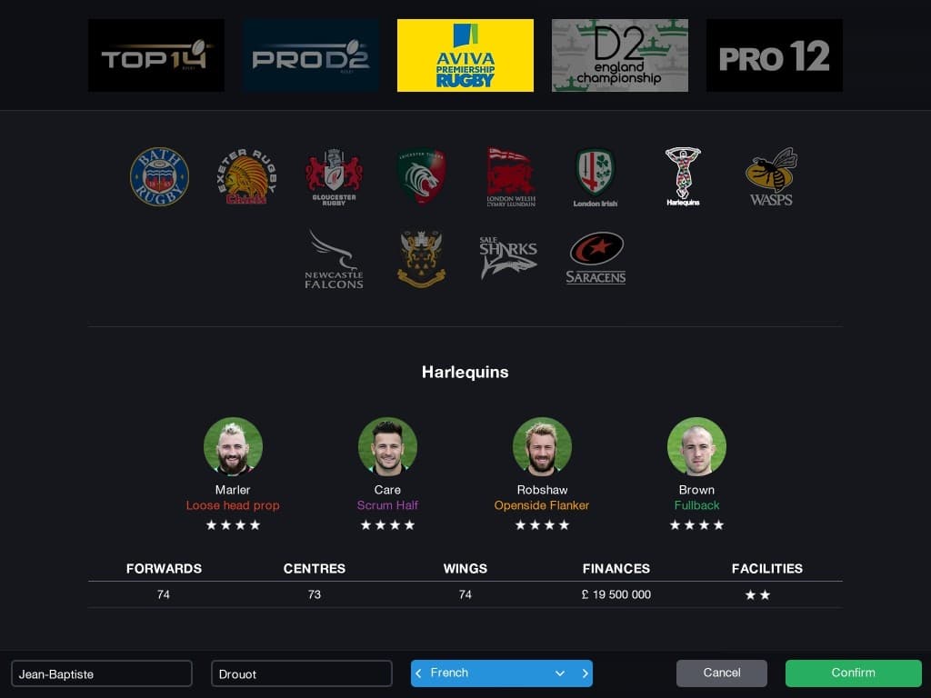 Pro Rugby Manager 2015