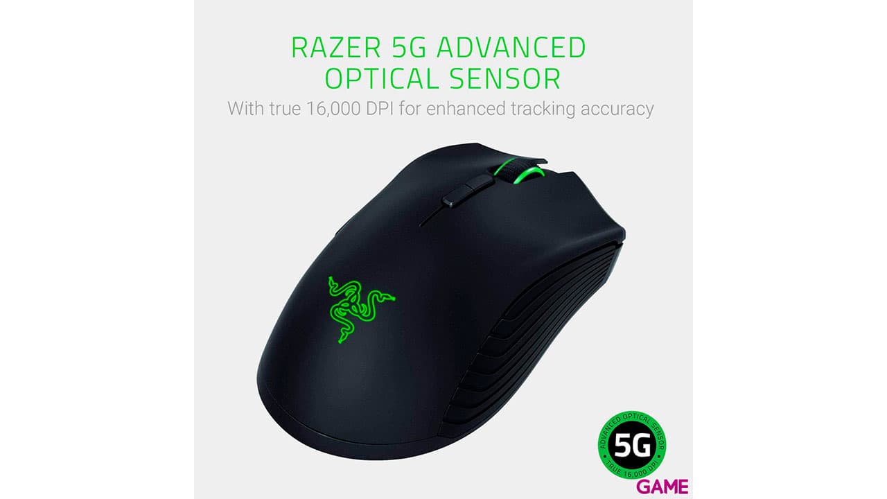 Razer Mamba Wireless Chroma 16.000 DPI RGB - Ratón Gaming