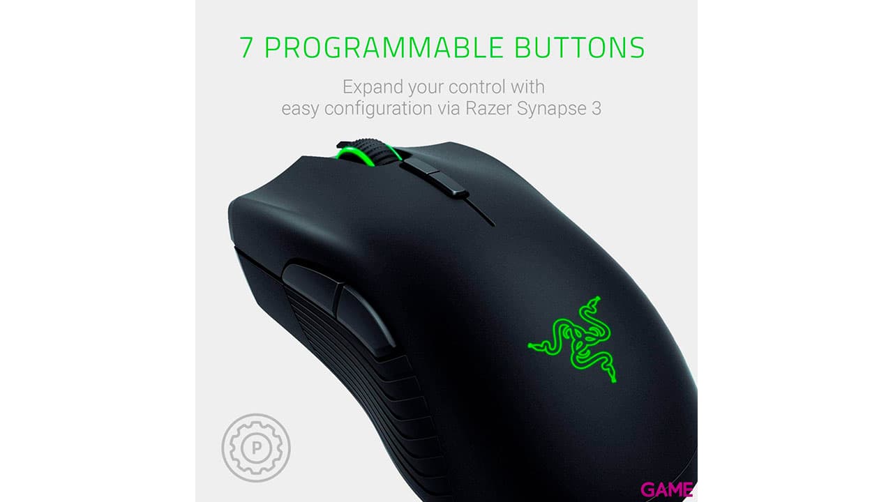 Razer Mamba Wireless Chroma 16.000 DPI RGB - Ratón Gaming