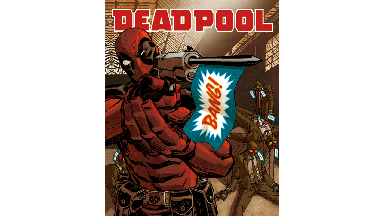 Cuadro 3D Deadpool: Bang