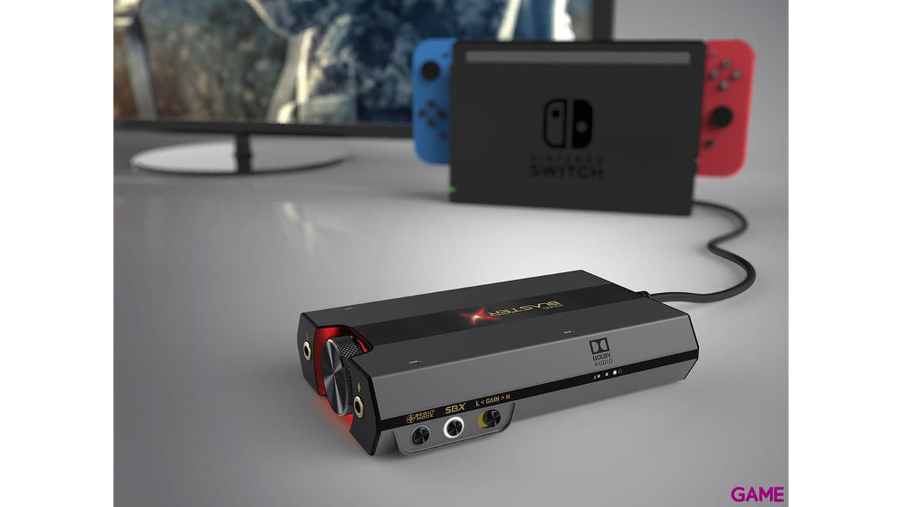 Creative Sound BlasterX G6 USB - Tarjeta de sonido externa
