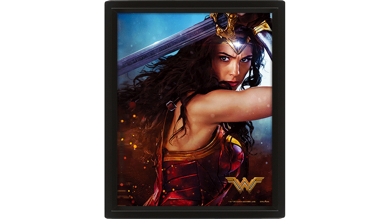Cuadro 3D Capitana Marvel