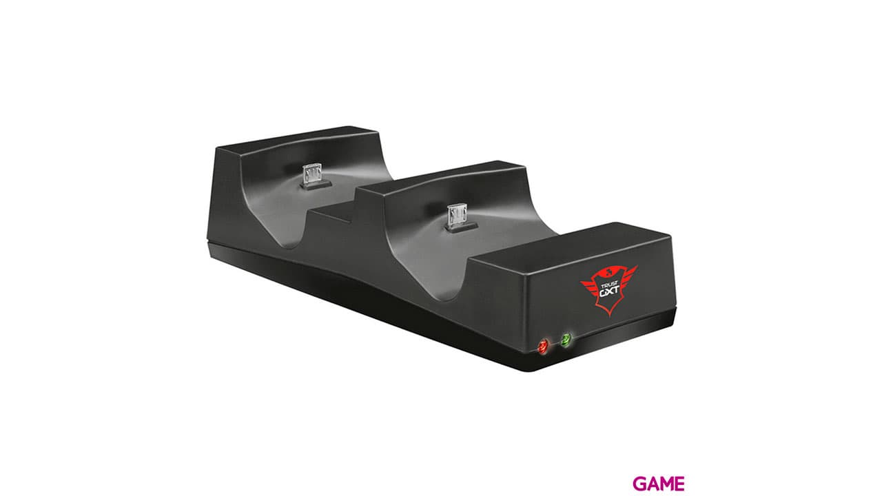 Trust GXT235 Dual Mandos PS4 - Cargador