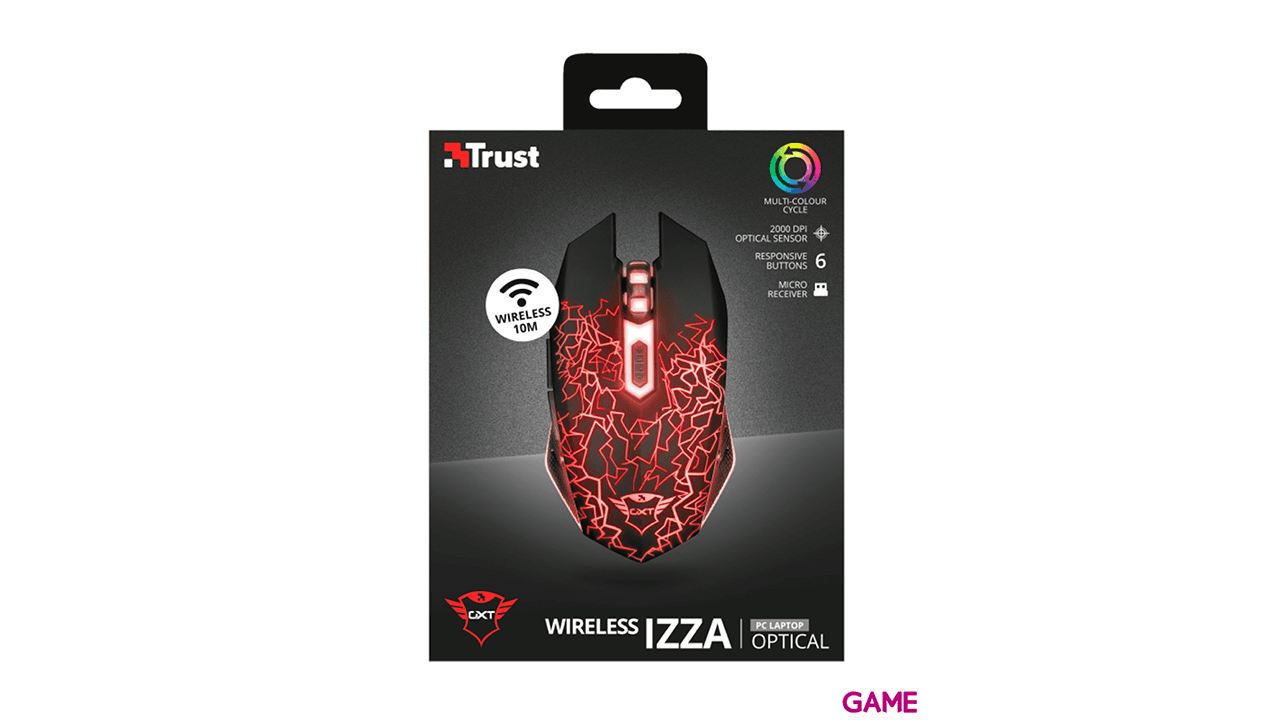 Trust GXT 107 Izza Wireless - Raton Gaming
