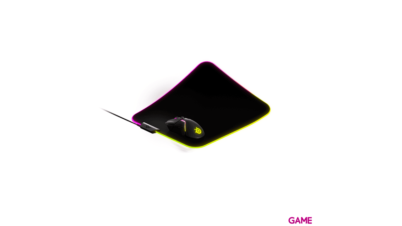 SteelSeries QcK Prism Cloth - M Tela RGB - Alfombrilla Gaming