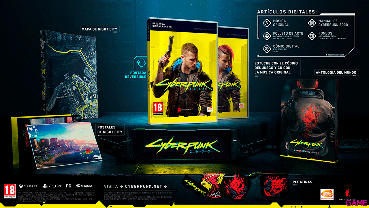 Cyberpunk 2077 Edición Day One