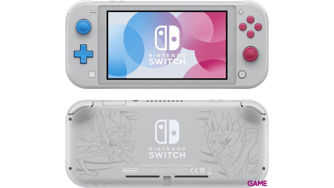 Nintendo Switch Lite Edición Limitada Zacian y Zamazenta