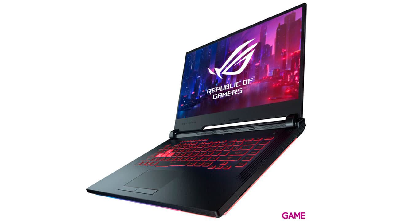 ASUS ROG Strix G531GT-BQ020 - i7-9750H - GTX 1650 4GB - 8GB - 256GB SSD - 15,6´´ FHD - FreeDOS - Ordenador Portátil Gaming