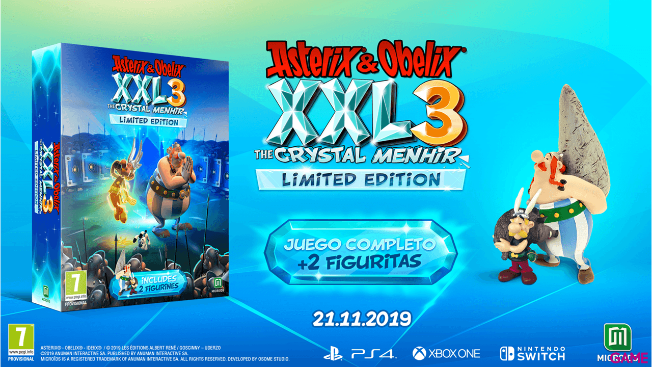 Asterix y Obelix XXL 3 The Crystal Menhir Limited Edition