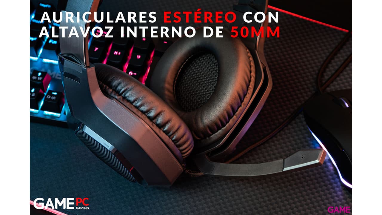 GAME HX420 Pro RGB PC - PS5 - PS4 - XBOX - Switch - Auriculares Gaming