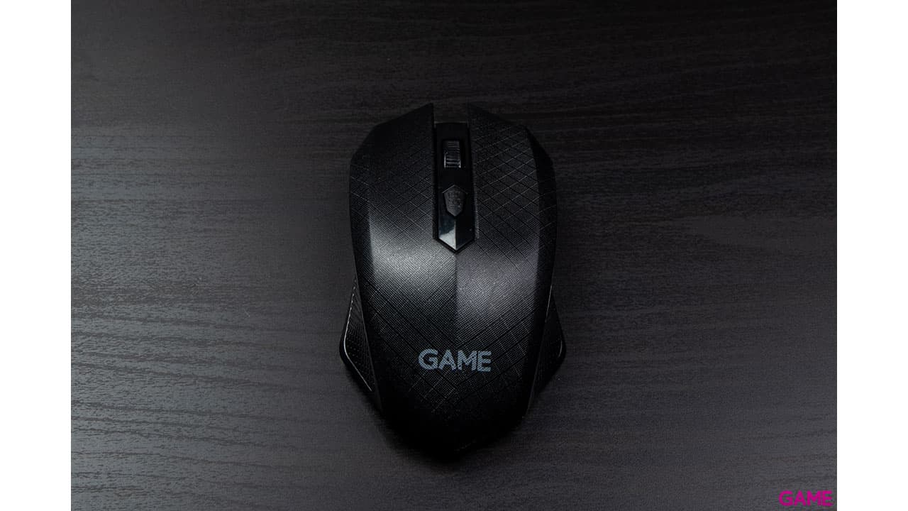 GAME MX122W Inalambrico Negro - Raton Gaming