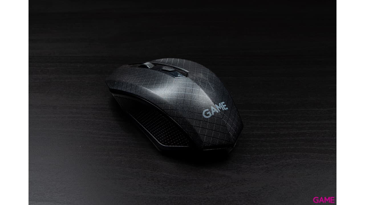 GAME MX122W Inalambrico Negro - Raton Gaming