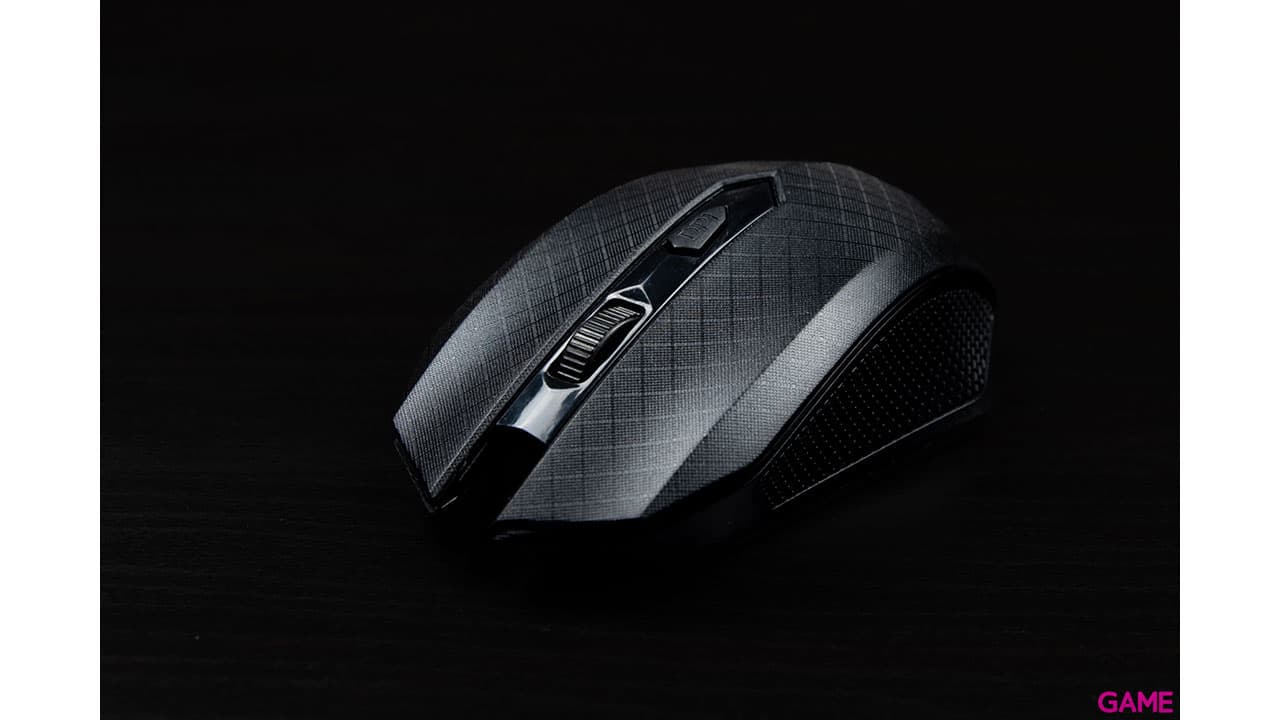 GAME MX122W Inalambrico Negro - Raton Gaming