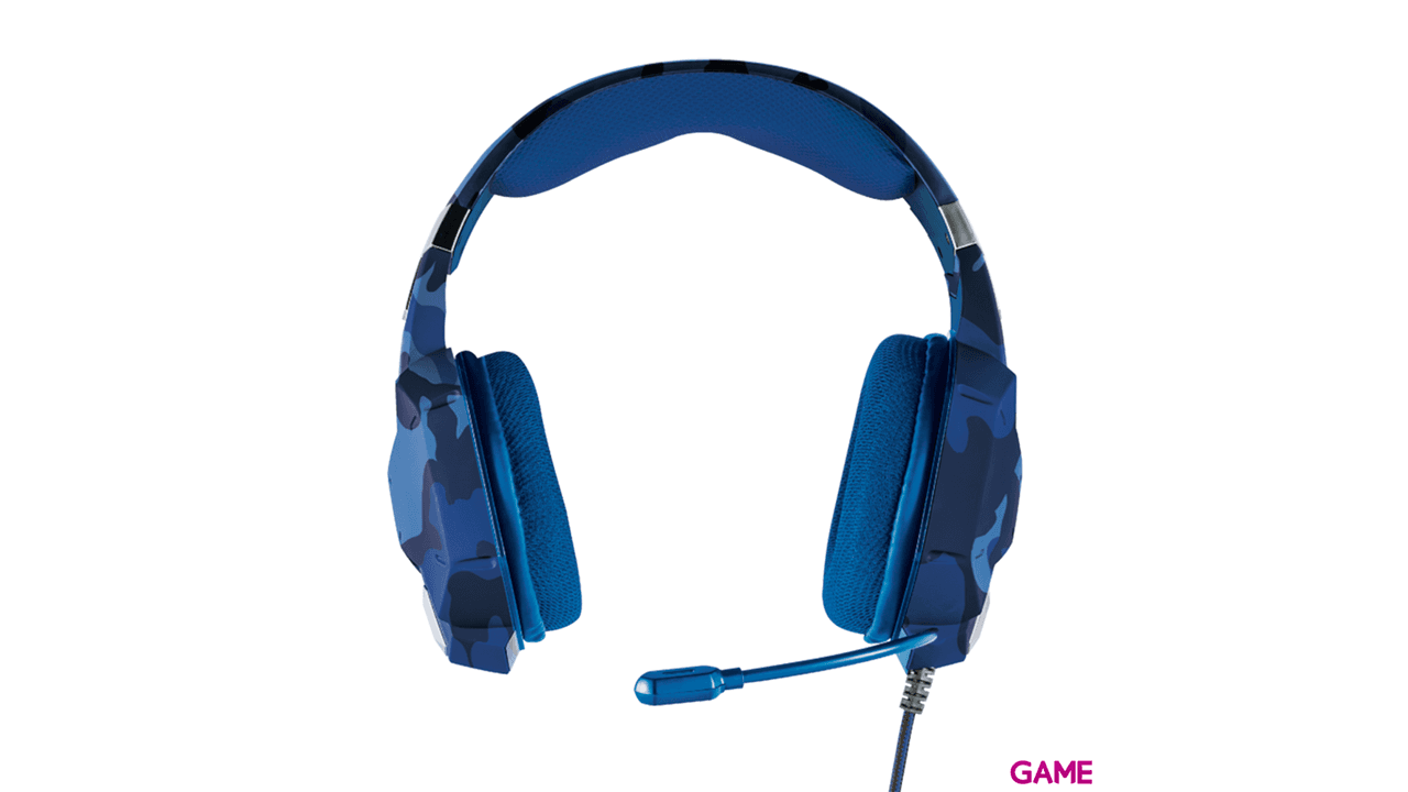 Trust GXT322B Carus Camo Azul PC - PS5 - PS4 - XBOX - Switch - Auriculares Gaming