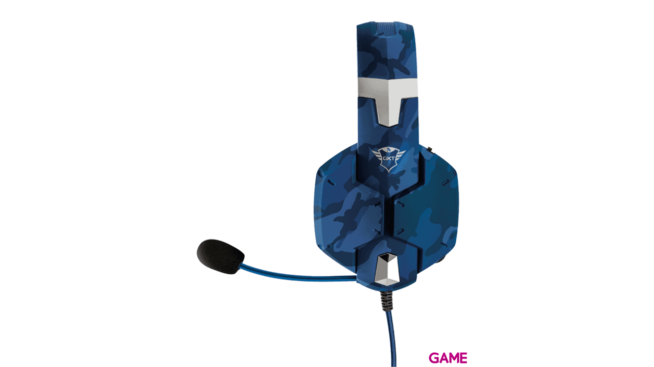 Trust GXT322B Carus Camo Azul PC - PS5 - PS4 - XBOX - Switch - Auriculares Gaming