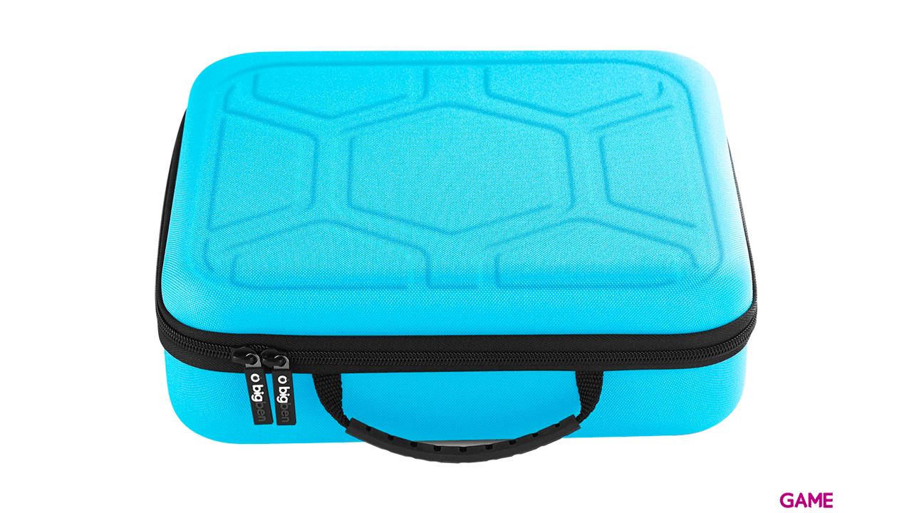 Funda Maletín Semirrígida Azul para Nintendo Switch y Accesorios