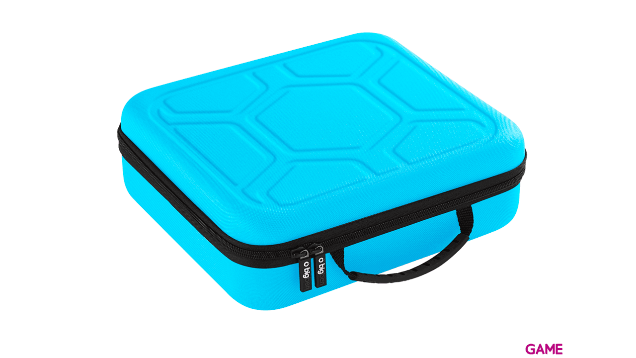 Funda Maletín Semirrígida Azul para Nintendo Switch y Accesorios