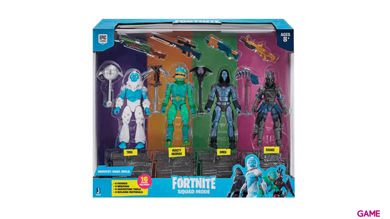Pack de Figuras Fortnite Squad Mode S2
