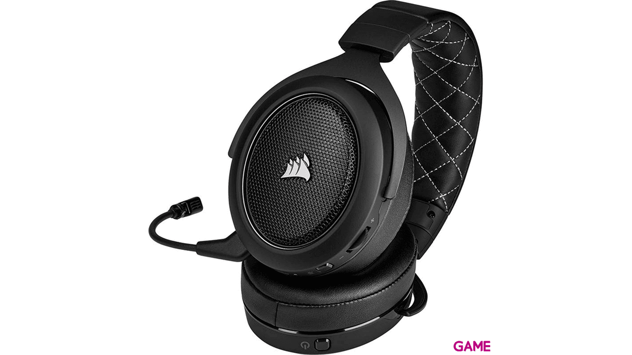 Corsair HS70 Pro Wireless Carbon PC-PS4-PS5 - Auriculares Gaming Inalámbricos