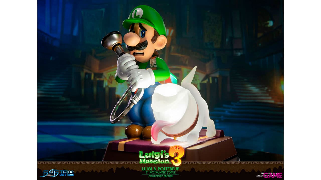 Figura Luigi´s Mansion 3 Luigi & Polterpup Collector´s Edition de 23 cm
