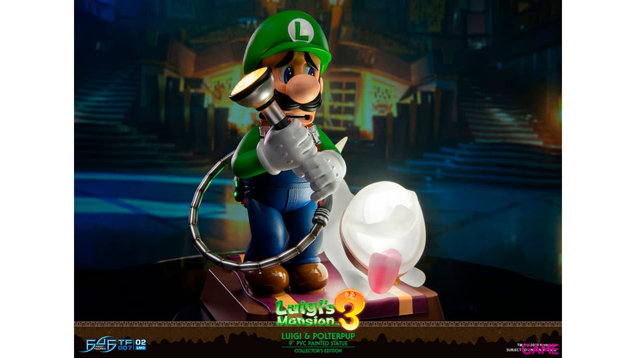 Figura Luigi´s Mansion 3 Luigi & Polterpup Collector´s Edition de 23 cm
