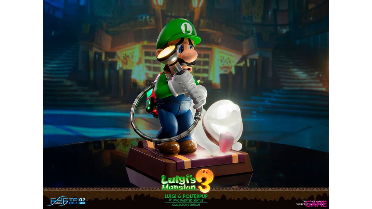 Figura Luigi´s Mansion 3 Luigi & Polterpup Collector´s Edition de 23 cm