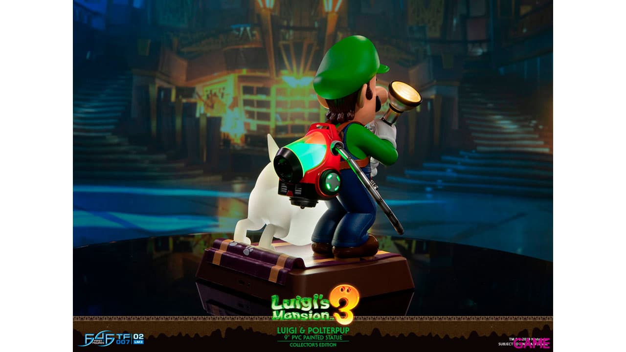 Figura Luigi´s Mansion 3 Luigi & Polterpup Collector´s Edition de 23 cm