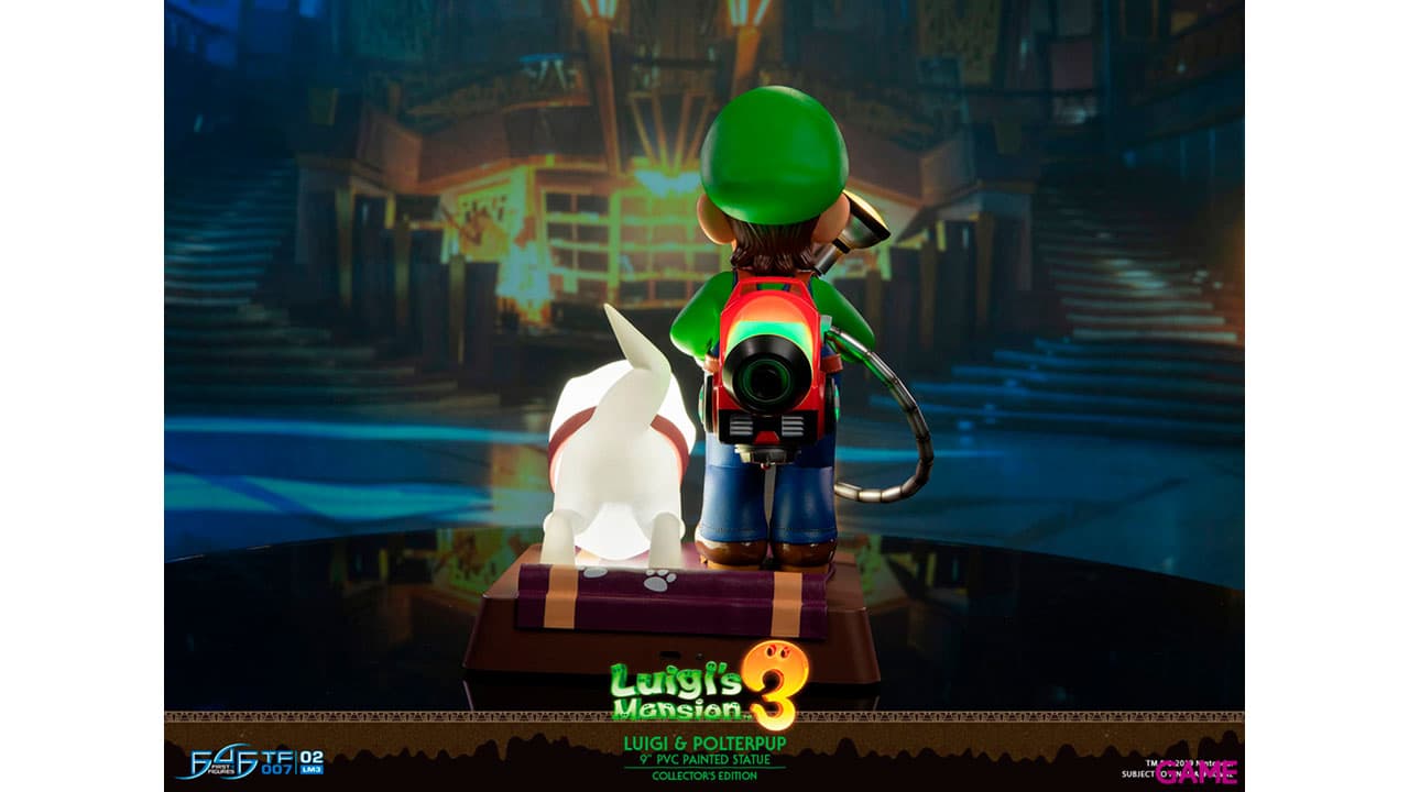Figura Luigi´s Mansion 3 Luigi & Polterpup Collector´s Edition de 23 cm