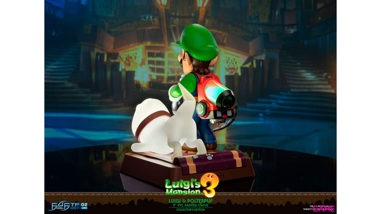 Figura Luigi´s Mansion 3 Luigi & Polterpup Collector´s Edition de 23 cm