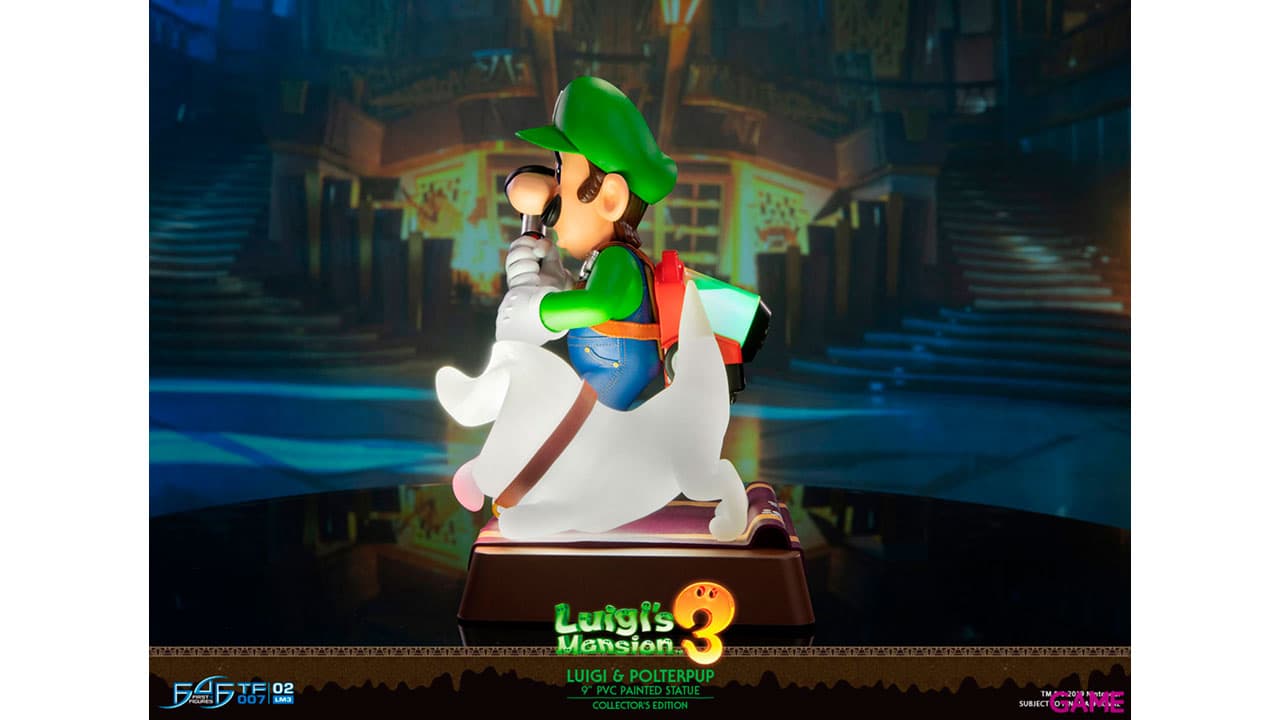 Figura Luigi´s Mansion 3 Luigi & Polterpup Collector´s Edition de 23 cm
