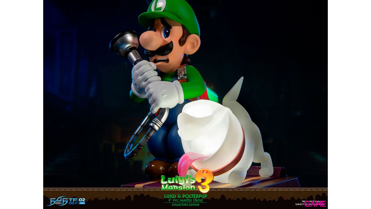 Figura Luigi´s Mansion 3 Luigi & Polterpup Collector´s Edition de 23 cm
