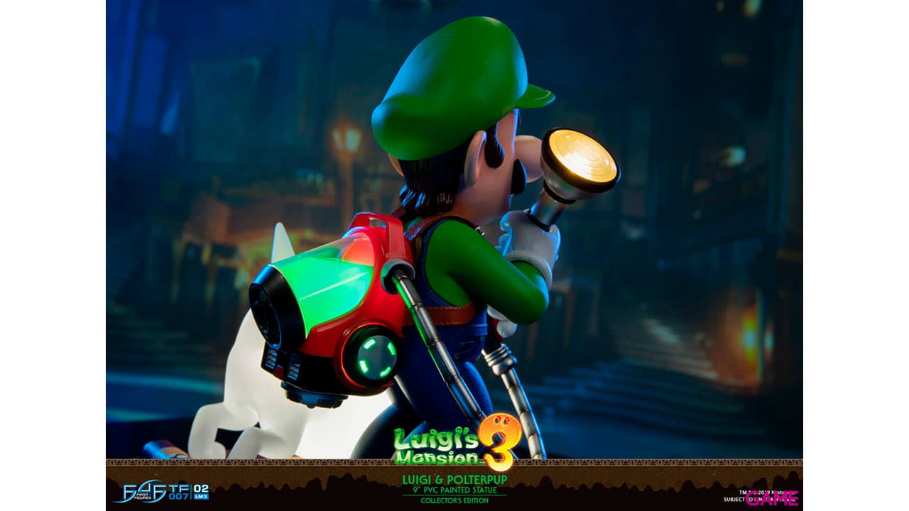 Figura Luigi´s Mansion 3 Luigi & Polterpup Collector´s Edition de 23 cm