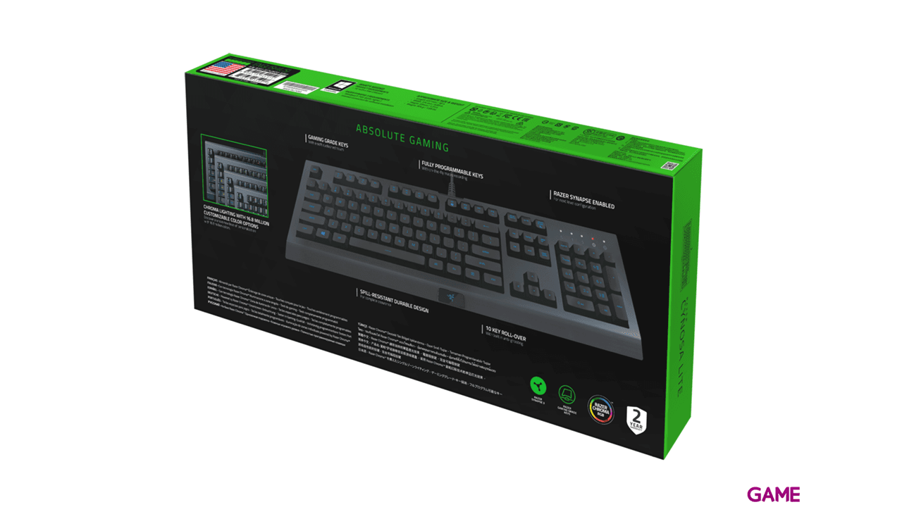 Razer Cynosa Lite RGB Spanish Layout - Teclado Gaming